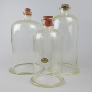 Laboratory bell jars x 3