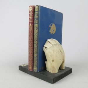 Horse jaw book-ends