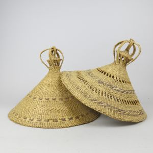 African straw hats