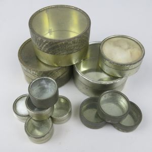 Collector's specimen tins