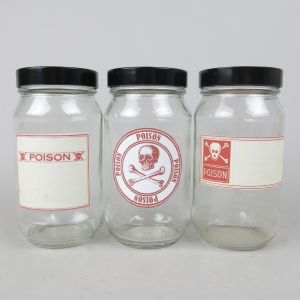 'Poison' jars, contemporary