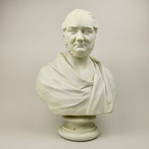 Plaster library bust